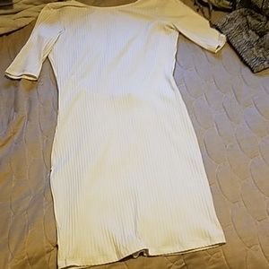 NWT Backless White BodyCon Dress